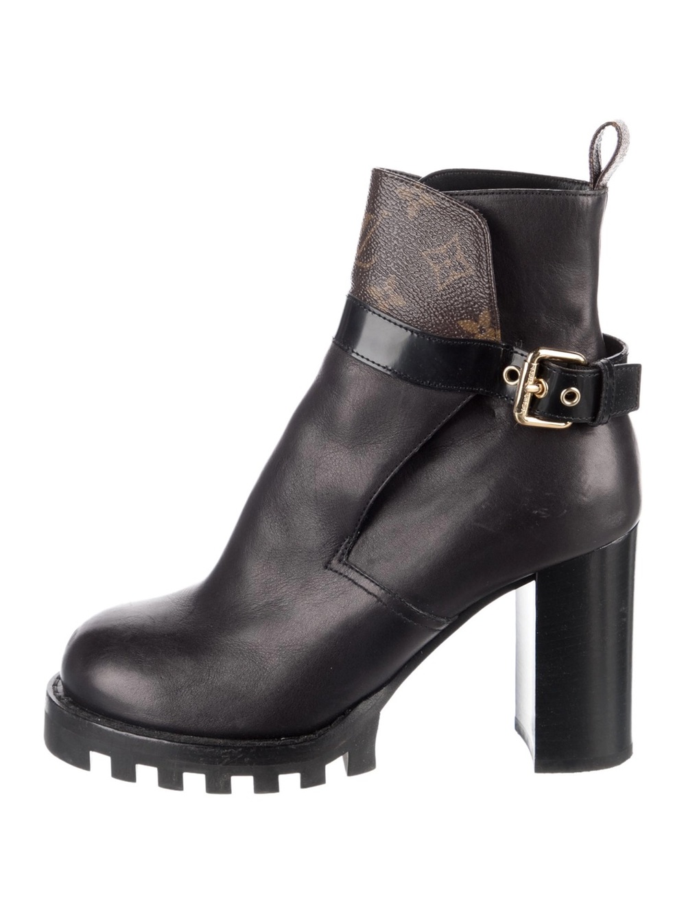 Louis Vuitton Star Trail Ankle Boot Black Monogram
